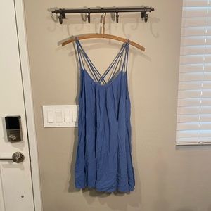 Roxy Blue Strappy Mini Dress